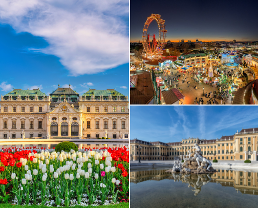 The best of Vienna, Austria cover photo collage
