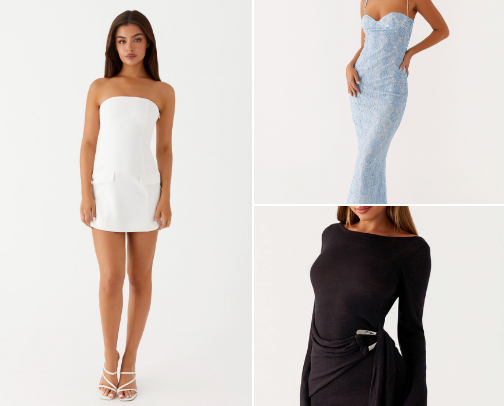 The perfect dresses 👗 cover photo collage
