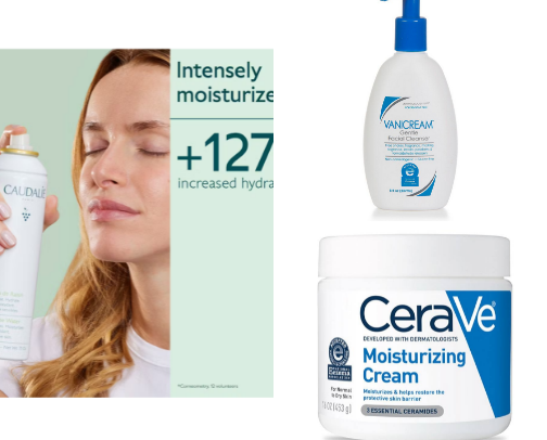 Post Microneedling Skincare cover photo collage