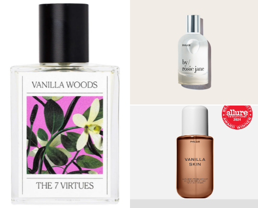My favorite vanilla scents cover photo collage