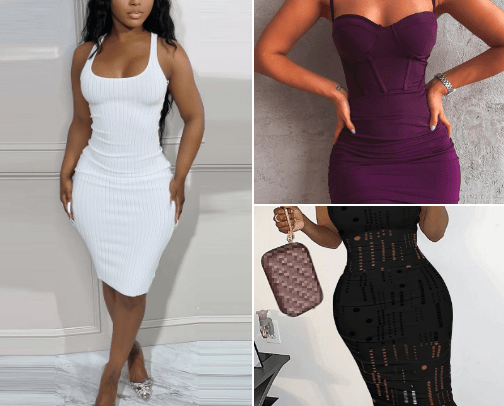 Party dresses SHEIN cover photo collage