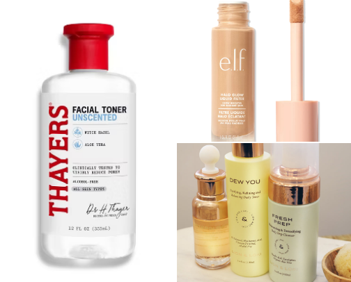 My favorite beauty recs cover photo collage