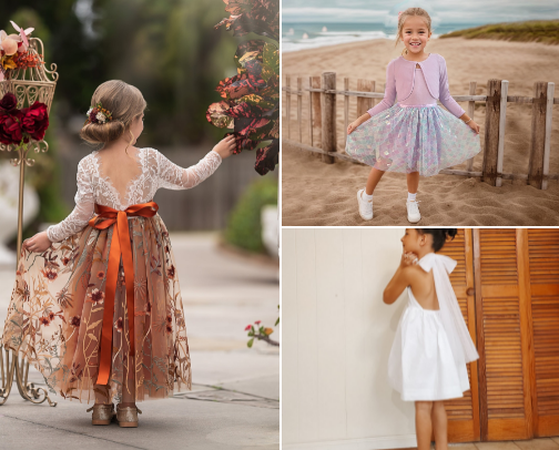 kids clothes recommendation cover photo collage