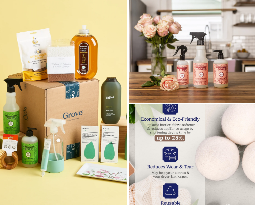 Clean ingredient swap check list cover photo collage