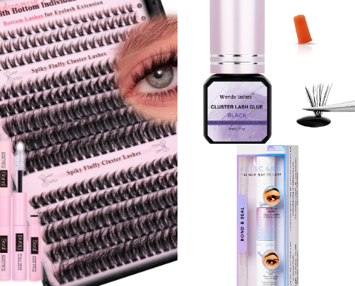 Lash kits on a budget🥰 cover photo collage