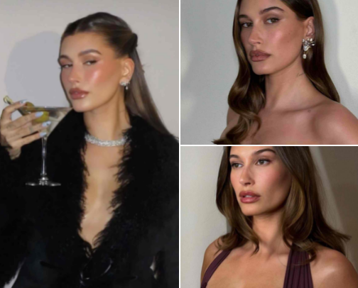 🍓 Hailey Bieber Makeup cover photo collage