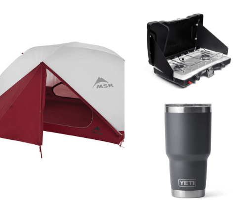 Camping Recommendations cover photo collage