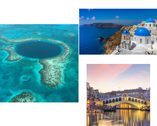 Discover my favorite travel destinations across Europe, the Caribbean, Mexico, and beyond! 🌍 From cultural gems to unforgettable bucket-list experiences, these spots are perfect for every type of traveler. cover photo collage