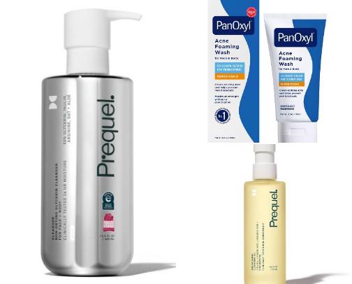 My fav skincare for acne prone skin cover photo collage