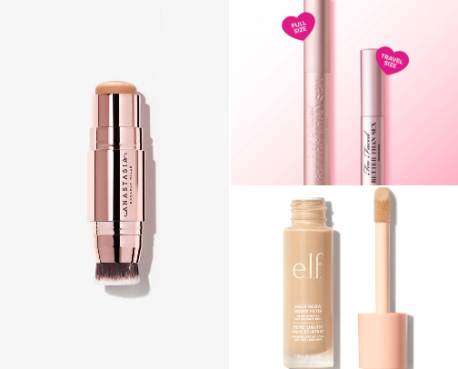 my make up/skincare must haves 🫧💄 cover photo collage