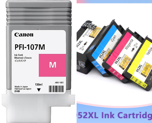 Printer Ink available in toner cartridges and Inkjet cartridges cover photo collage