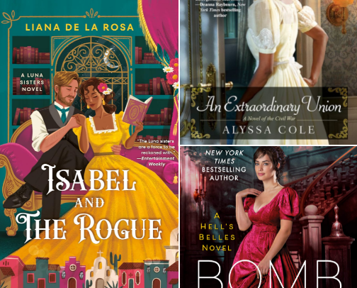 Spicy historical romances that your tbr is missing! cover photo collage
