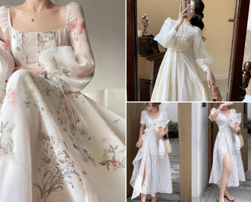 Vintage Dress Style cover photo collage