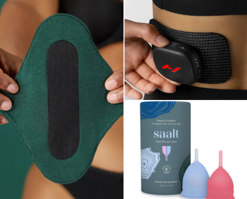 the BEST sustainable period products cover photo collage