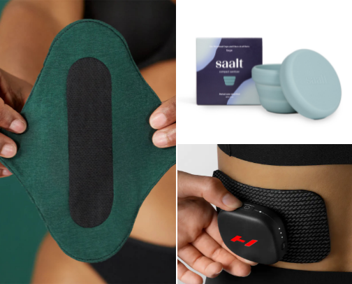 the BEST reusable period products cover photo collage