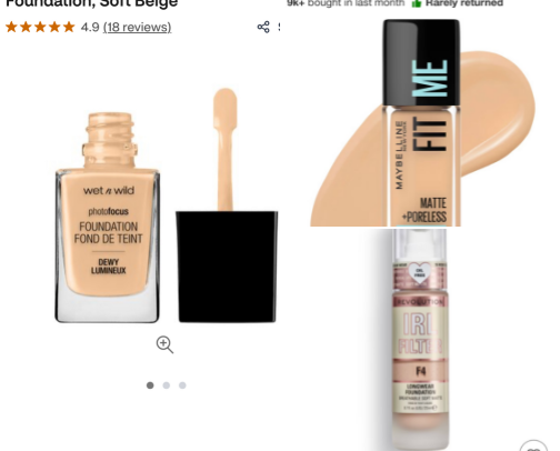 My Favorite Foundations! cover photo collage