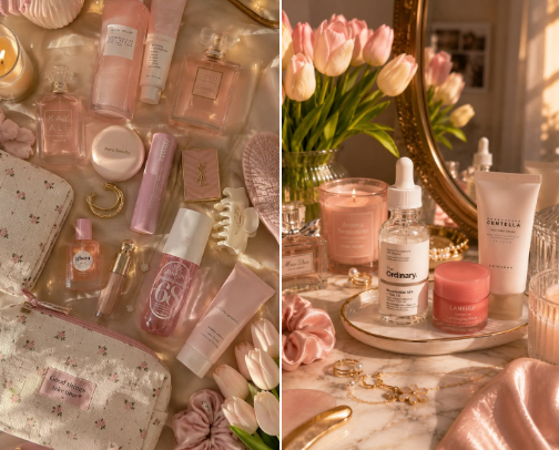 Skin Care Routine Steps cause we ain't wasting money here😉 cover photo collage