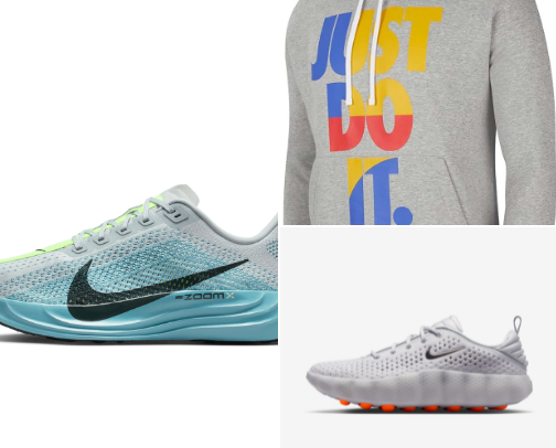 Nike for men and women cover photo collage