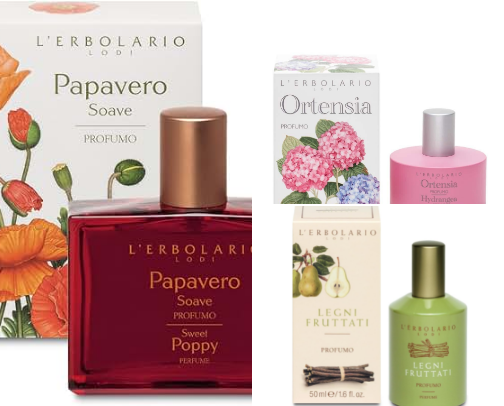 L'erbolario - an affordable Italian brand of simple and natural perfumes cover photo collage