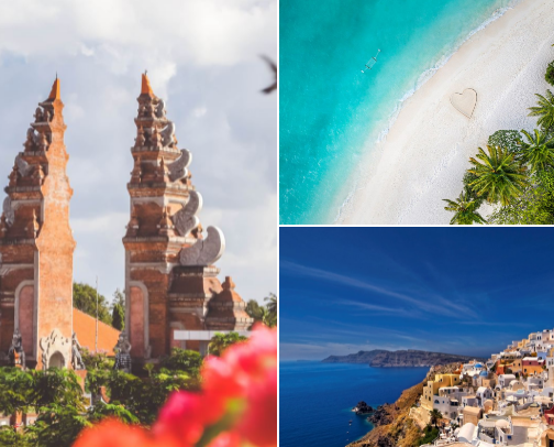 Vacation Destinations I’d Love to Visit Again cover photo collage