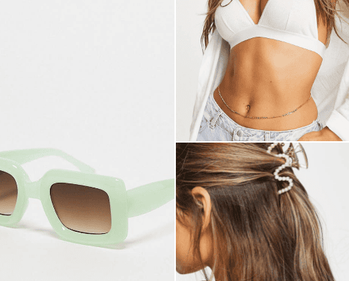 Accessories you need this summer 🕶️ - Asos edition cover photo collage