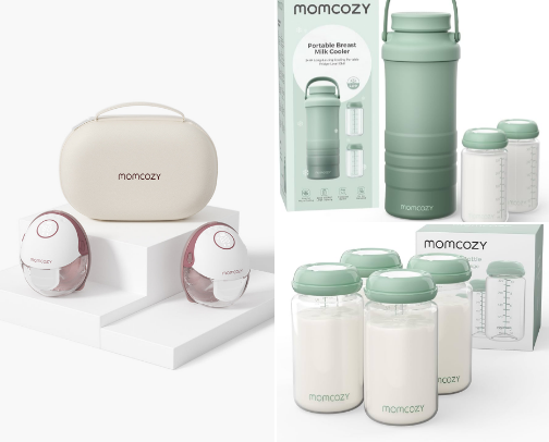 Pumping essentials 🍼 cover photo collage