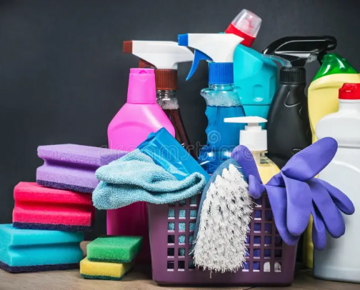 Home Cleaning Products cover photo collage