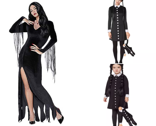 🎃 Creepy & Kooky! 👻 Addams Family Halloween Costumes for the Whole Fam cover photo collage