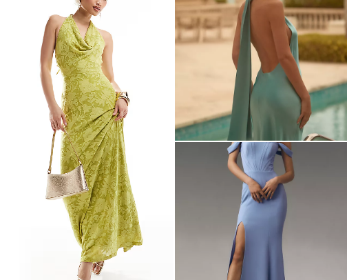 Wedding guest DRESSES cover photo collage
