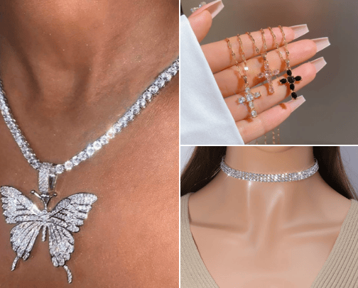Affordable jewelry cover photo collage