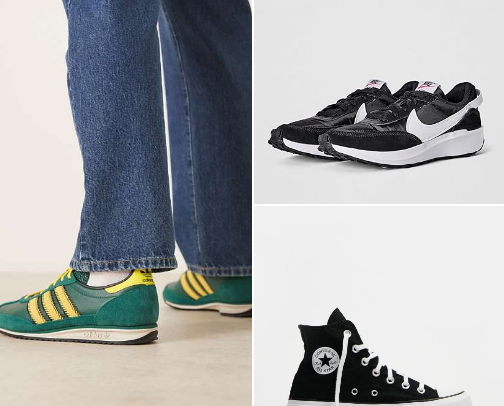 On trend trainers for wide feet cover photo collage