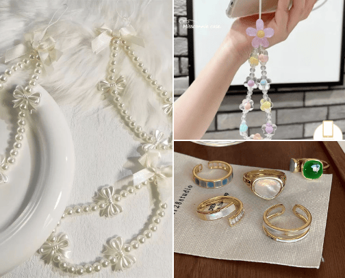 Accesories 🎀✨️🌸 cover photo collage