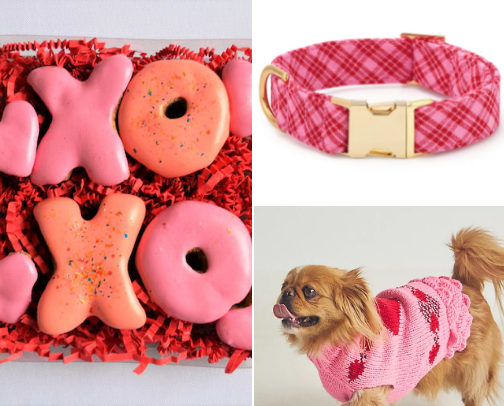 Valentine's Day Dog Surprises cover photo collage