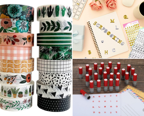 scrapbook/journaling supplies: must-haves to level up your journal and make it YOURS! cover photo collage