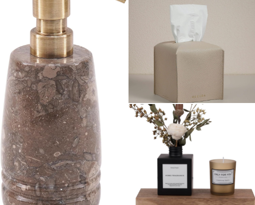 Modern Organic Bathroom cover photo collage