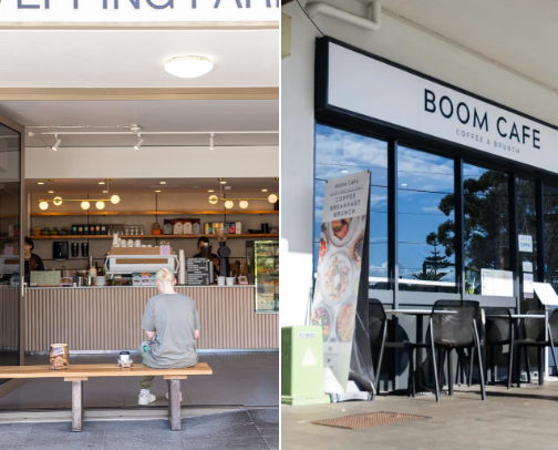 My fave cafes cover photo collage