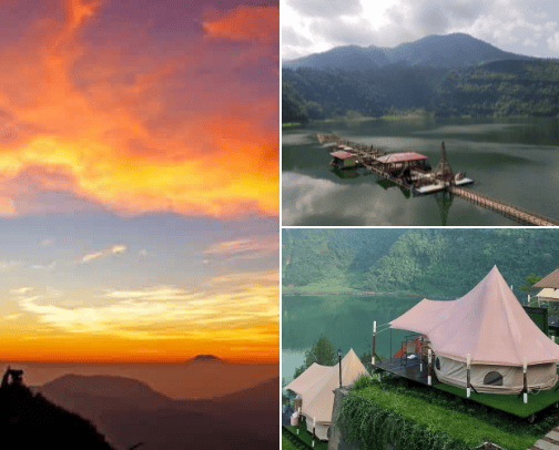 Wonosobo tourism, Central Java, Indonesia cover photo collage