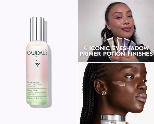 Skin Care and Make up for Mature Skin cover photo collage