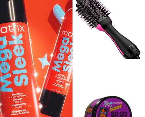 Hair products for the natural girlies cover photo collage