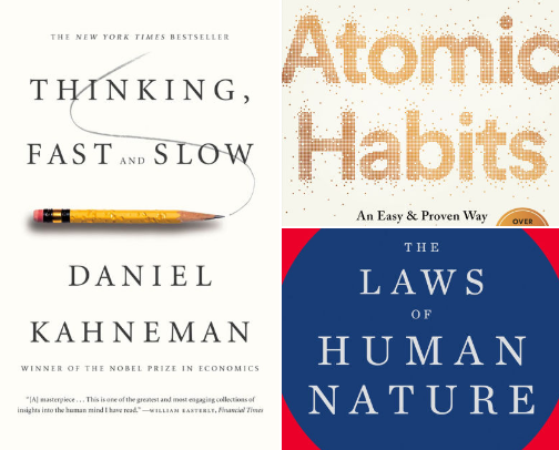 Books that will change the way you think about human behavior cover photo collage