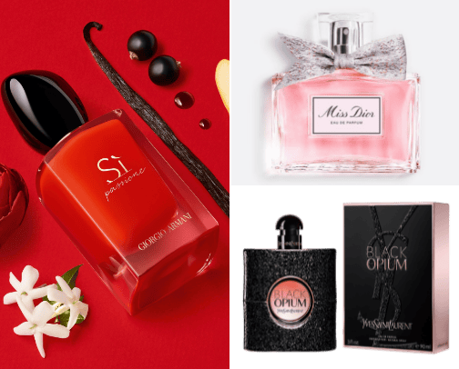 My favorite perfumes🥰 cover photo collage