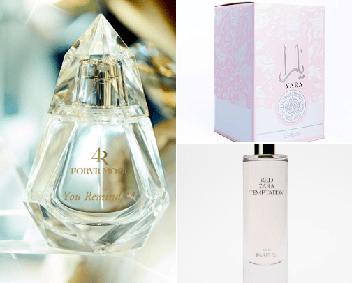 Everyday fragrances cover photo collage