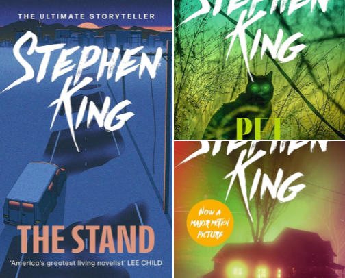 Stephen King: A Collection of Uneasy Reads cover photo collage