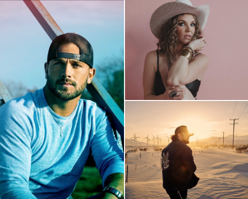 Country music artist cover photo collage