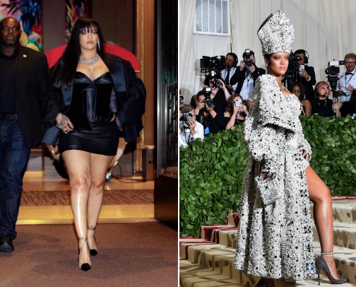 Rihanna’s Fashion cover photo collage
