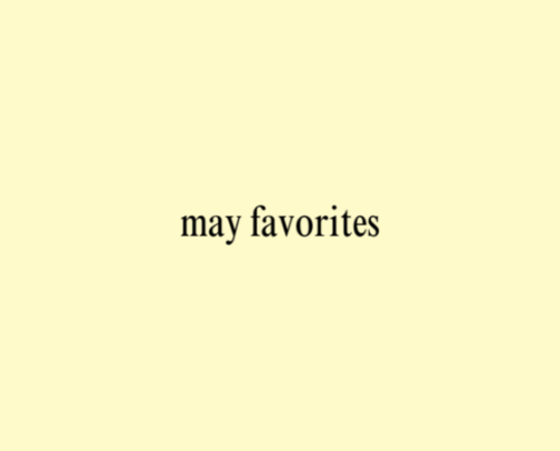 May favorites cover photo collage