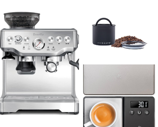 For the At-Home Barista cover photo collage