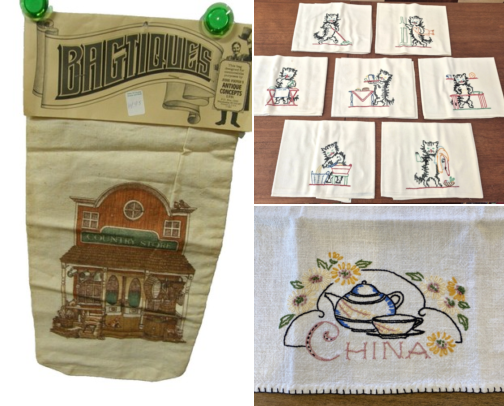 Vintage Kitchen Linens I Hoarded Before My Rental Looked This Good cover photo collage