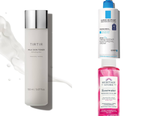 Skincare I’ll keep Rebuying ✨ cover photo collage