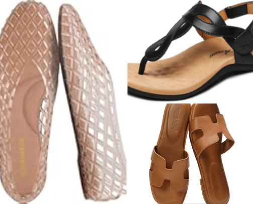 Summer Shoes & Sandals cover photo collage